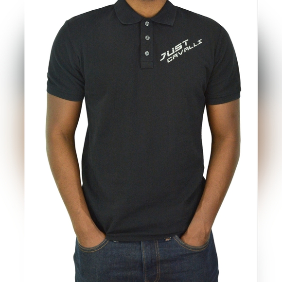 Sz S NWT $290 Just Cavalli polo shirt